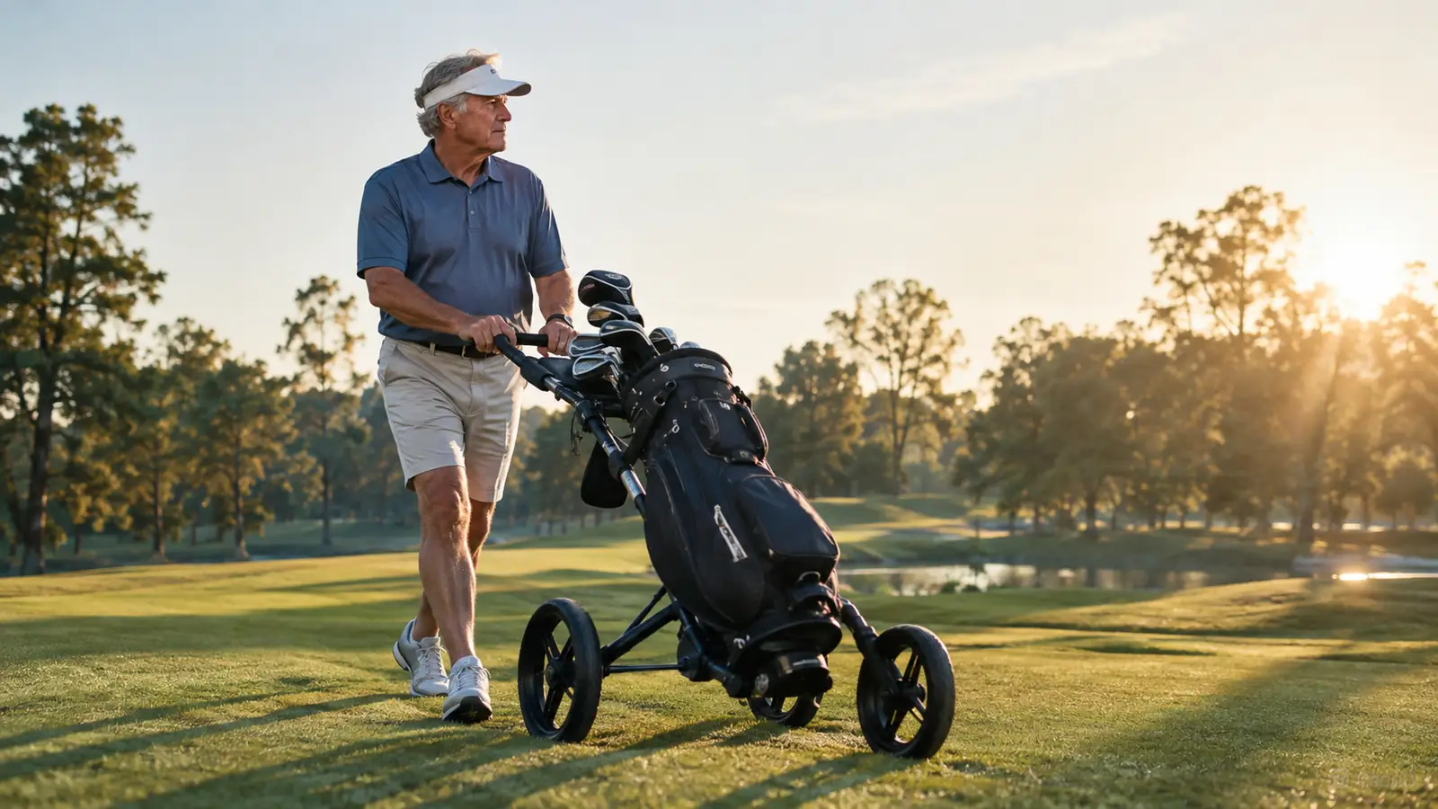 How to Handle Bending and Lifting Less on the Course With the Caddytek CaddyLite Push Cart